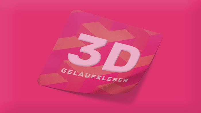 3D Doming Aufkleber drucken / bestellen von Ihrer Druckerei